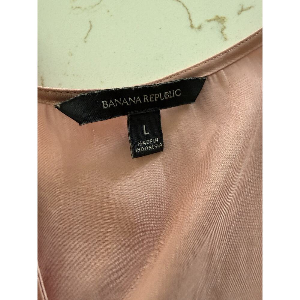 Banana Republic Womens Tunic Tank Top Pink Size L Sleeveless Lightweight Casual - Picture 8 of 11